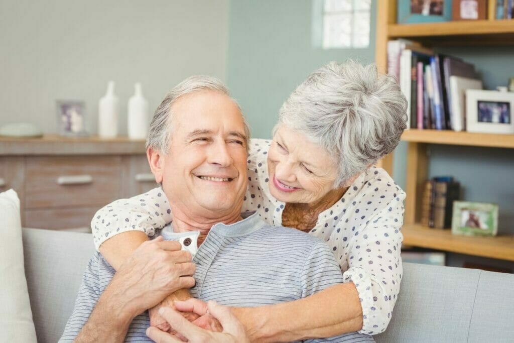 Happy senior couple enjoying retirement living